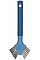 Щітка для миття 2 в 1 ARDESTO Profe 21х8.5х2.2см, пластик, блакитний