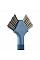 Щітка для миття 2 в 1 ARDESTO Profe 21х8.5х2.2см, пластик, блакитний