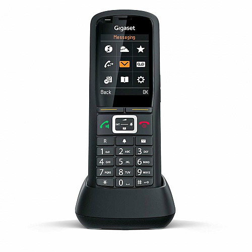Трубка IP-DECT Gigaset R700H PRO 1xMicro-USB, 1x3.5 мм разъем для гарнитуры, DECT, BT, 2.4