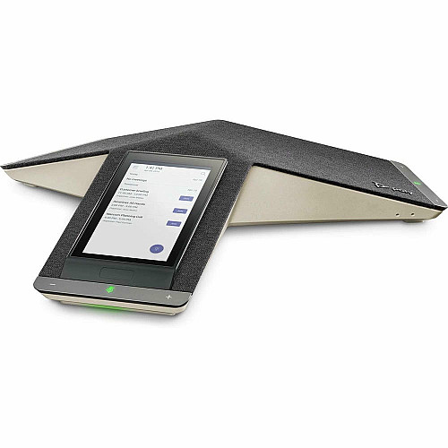 SIP-конференц телефон Poly Trio C60, 3 x Omni Mic, радіус дії 6,1 м, RJ45, USB-A, Micro USB, Bluetooth 4.2, WiFi, PoE, сертифікат Microsoft Teams, сірий