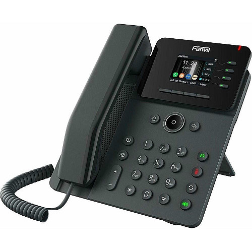 Телефон IP Fanvil V61W 2xGE LAN, BT5.4, VPN L2TP, Wi-Fi, 4 SIP line, 4 Line key, SW Linux, PoE, 2.4