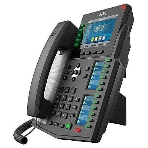Телефон IP Fanvil X6U 2xGE LAN, 1xUSB-A, BT4.2, SIP, VPN, PoE, 4.3