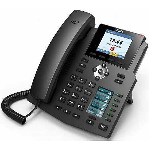 Телефон IP Fanvil X4 2xFE LAN, SIP, VPN, PoE, 2.8