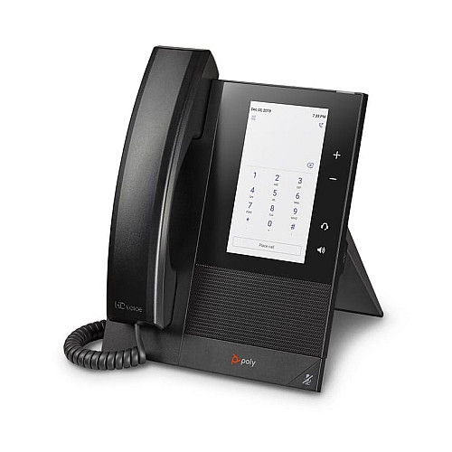 SIP-телефон Poly CCX 400, RJ9, USB, сертификат Microsoft Teams, PoE, черный