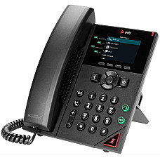SIP-телефон Poly OBi VVX 250, 4 лінії, PoE, чорний