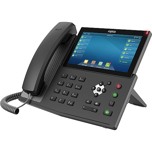 Телефон IP Fanvil X7 2xGE LAN, 1xUSB-A, BT4.2, Wi-Fi, 20 SIP Lines, 127 DSS key, PoE, 7.0