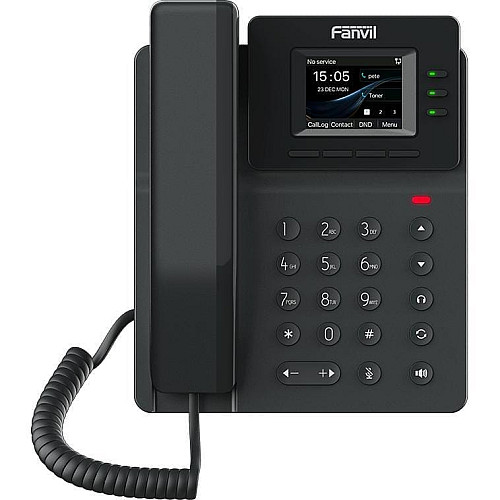 Телефон IP Fanvil V60P 2xFE LAN, 4 SIP line, SW Linux, PoE, 2.4