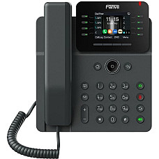 Телефон IP Fanvil V62G-Black 2xGE LAN, 12 SIP ліній, 21 DSS клавіш, VPN, SW Linux, PoE, 2.8
