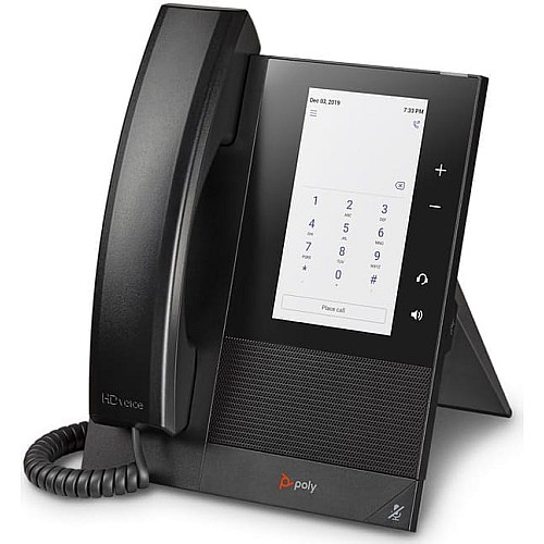 SIP-телефон Poly CCX 400, RJ9, USB, сертификат Microsoft Teams, PoE, черный