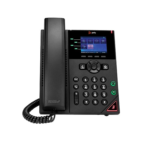 SIP-телефон Poly OBi VVX 250, 4 лінії, PoE, чорний