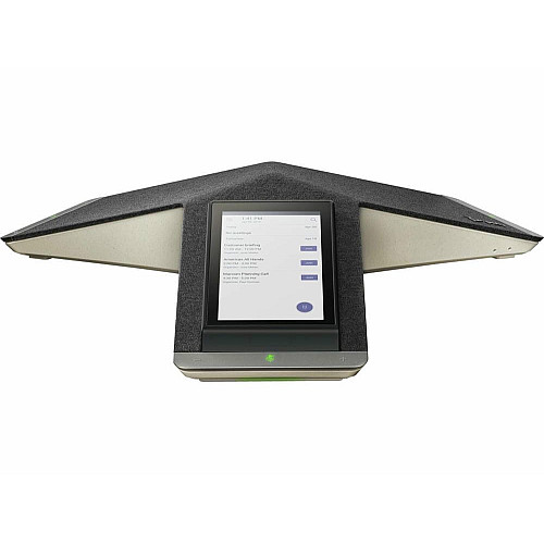 SIP-конференц телефон Poly Trio C60, 3 x Omni Mic, радіус дії 6,1 м, RJ45, USB-A, Micro USB, Bluetooth 4.2, WiFi, PoE, сертифікат Microsoft Teams, сірий