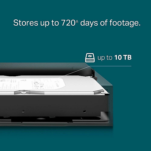 IP-видеорегистратор TP-LINK VIGI NVR1016H 16 каналов, 2xUSB, H265+, 1xHDD, до 10 ТБ