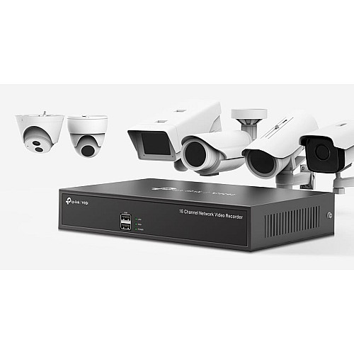 IP-видеорегистратор TP-LINK VIGI NVR1016H 16 каналов, 2xUSB, H265+, 1xHDD, до 10 ТБ