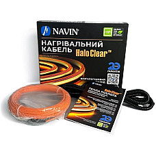 Кабель нагрівальний Navin HaloClear 18/600 двожильний для систем опалення 4.0м кв, 33.3м 600Вт 230В