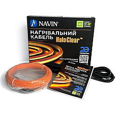 Кабель нагрівальний Navin HaloClear 18/340 двожильний для систем опалення 2.3м кв, 18.9м 340Вт 230В