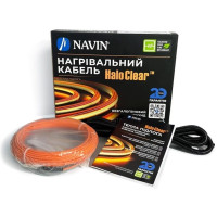Кабель нагрівальний Navin HaloClear 18/420 двожильний для систем опалення 2.8м кв, 23.3м 420Вт 230В