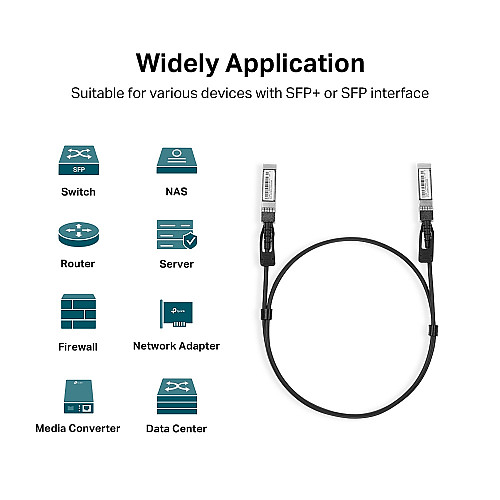 Кабель TP-LINK Direct Attach SFP+ Cable for_10 Gigabit connections Up to 1m