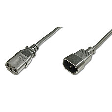 Кабель живлення DIGITUS C13 > C14, 1.8м, чорний