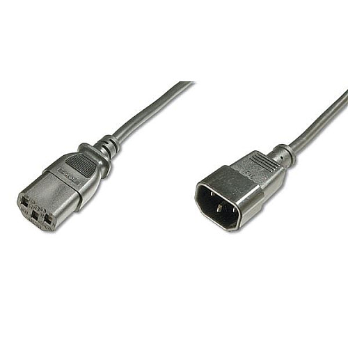 Кабель живлення DIGITUS C13 > C14, 1.8м, чорний