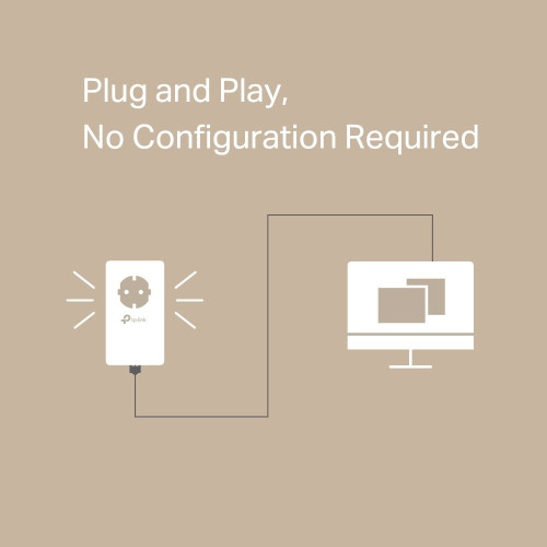 Комплект Адаптерiв Powerline TP-LINK TL-PA7017PKIT AV1000, 1xGE, (TL-PA7017 2шт), Розетка