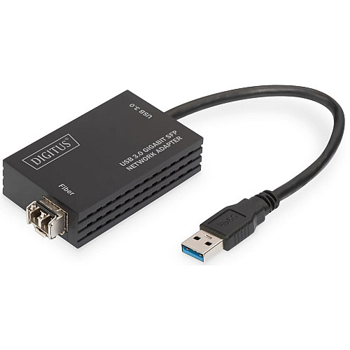 Адаптер DIGITUS USB-A > SFP, USB 3.0 Gigabit Network