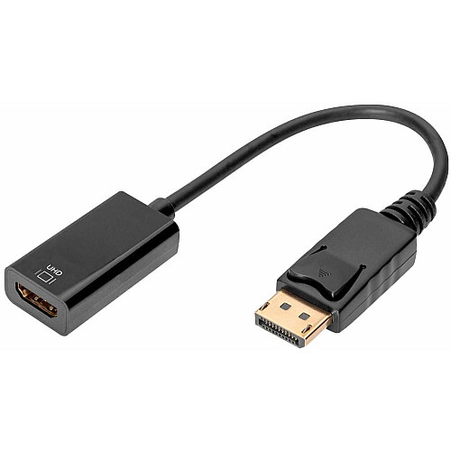 Адаптер DIGITUS DisplayPort > HDMI (M/F), Ultra HD, активный