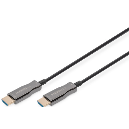 Кабель DIGITUS HDMI UHD 4K, AOC hybrid-fiber, type A M/M, 10м, чорний