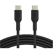 Кабель USB-C > USB-C зарядка/синхронизация Belkin 1м, 60Вт, Type-C, PVC, черный