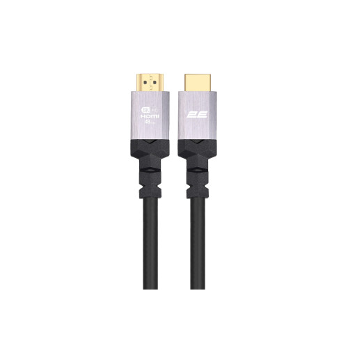 Кабель 2E HDMI (M/M) 3м, 2.1, 4K/120Hz, 8K/60Hz 48Gbps, Ultra High Speed, чорний