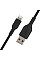 Кабель USB-A > Lightning зарядка/синхронизация Belkin 2м, 12Вт, плетеный, черный