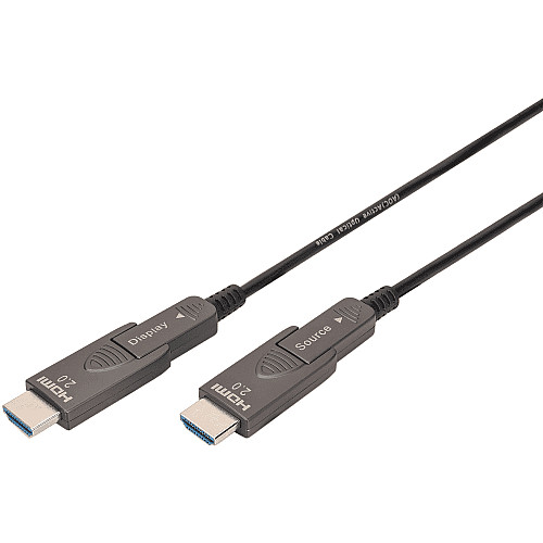 Кабель DIGITUS HDMI (M/M), 4K, AOC, 10м, чорний