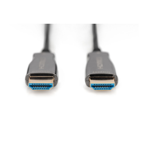 Кабель DIGITUS HDMI UHD 4K, AOC hybrid-fiber, type A M/M, 15м, чорний