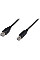 Кабель DIGITUS USB-A > USB-B синхронізації, 1.8м, чорний