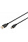 Кабель DIGITUS USB-A > USB-mini B синхронізації, 3.0 m, чорний
