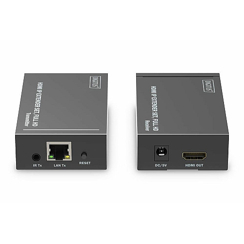 Набор IP-видеоудлинителей DIGITUS HDMI, Full HD, 1080p, один ко многим, 120 м