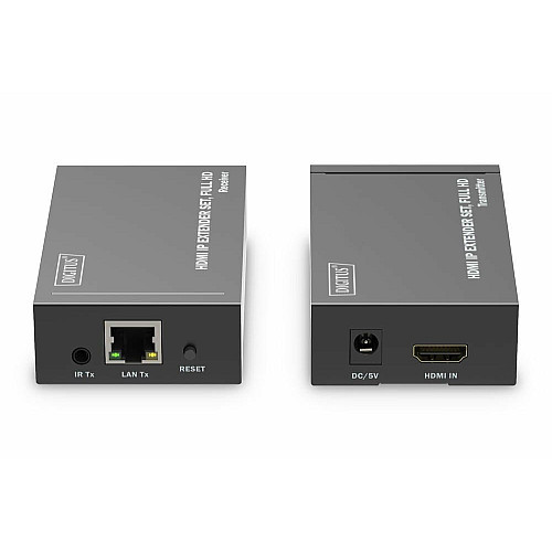 Набор IP-видеоудлинителей DIGITUS HDMI, Full HD, 1080p, один ко многим, 120 м