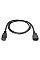 Сетевой кабель DIGITUS C14/M - C13/F, 5м, черный