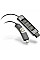 Переходник Poly DA85 USB > QD со встроенным пультом управления для гарнитур EncorePro, USB-A, USB-C, черный