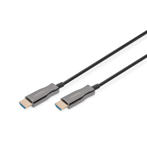 Кабель DIGITUS HDMI UHD 4K, AOC hybrid-fiber, type A M/M, 15м, чорний