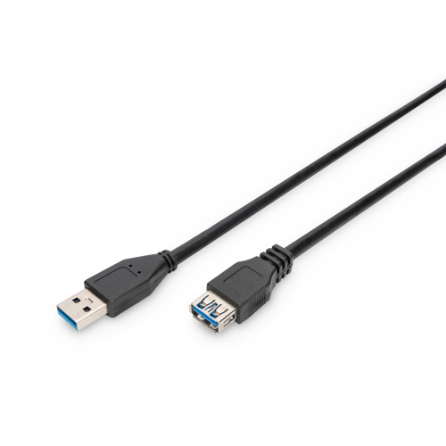 Кабель ASSMANN USB 3.0 (AM/AF) 3.0м, чорний