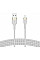 Кабель USB-A > Lightning подзарядка/синхронизация Belkin 1м, плетеный, силиконовый, с ремешком на магните, белый