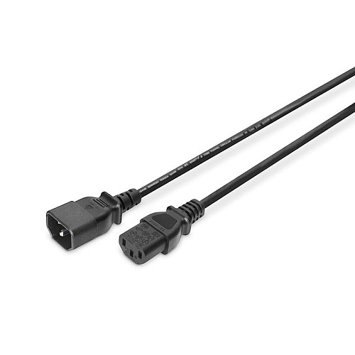 Кабель живлення DIGITUS C13 > C14, 1.2м, чорний