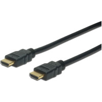 Кабель DIGITUS HDMI (M/M), High speed/Ethernet, 10м, чорний
