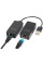 Подовжувач DIGITUS USB, USB 2.0, для використання з кабелем Cat5/5e/6 UTP, STP або SFT, до 50 м, чорний