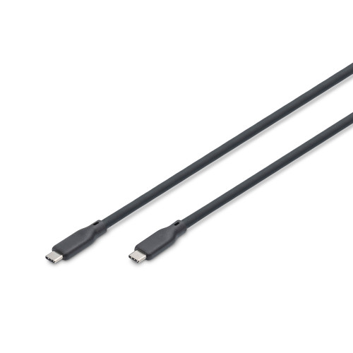 Кабель DIGITUS USB-C > USB-C заряджання/синхронізації, USB4 2.0, 80G, 240W, 16K, силіконовий, 1.5м, чорний
