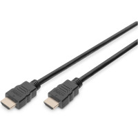 Кабель DIGITUS HDMI (M/M), High speed/Ethernet, 3м, чорний
