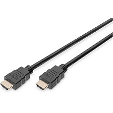 Кабель DIGITUS HDMI (M/M), High speed/Ethernet, 3м, чорний