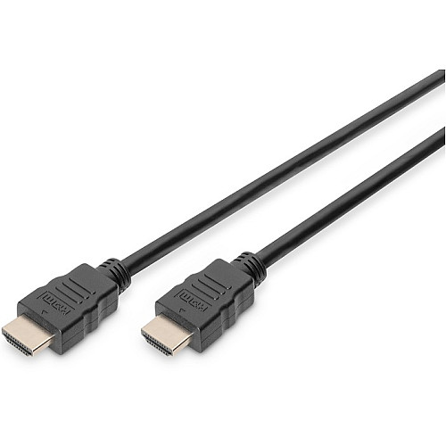 Кабель DIGITUS HDMI (M/M), High speed/Ethernet, 3м, чорний