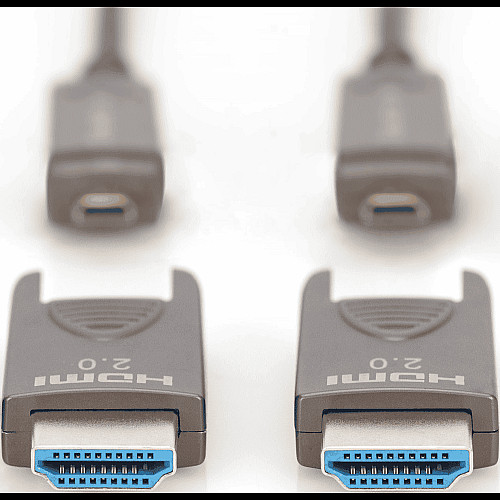 Кабель DIGITUS HDMI (M/M), 4K, AOC, 10м, чорний