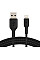 Кабель USB-A > Lightning зарядка/синхронизация Belkin 1м, 12Вт, плетеный, черный
